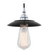 Reznor Pendant Chrome Black Shade-2