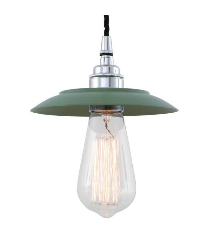 Reznor Pendant Chrome Sage Green Shade-2