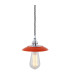 Reznor Pendant Chrome Orange Shade-1