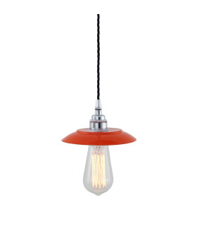 Reznor Pendant Chrome Orange Shade-1