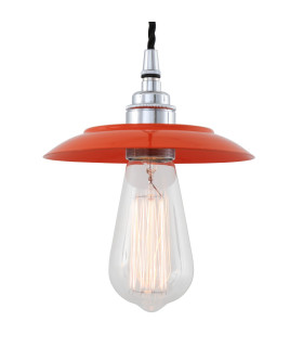 Reznor Pendant Chrome Orange Shade-2