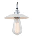 Reznor Pendant Chrome White Shade-2