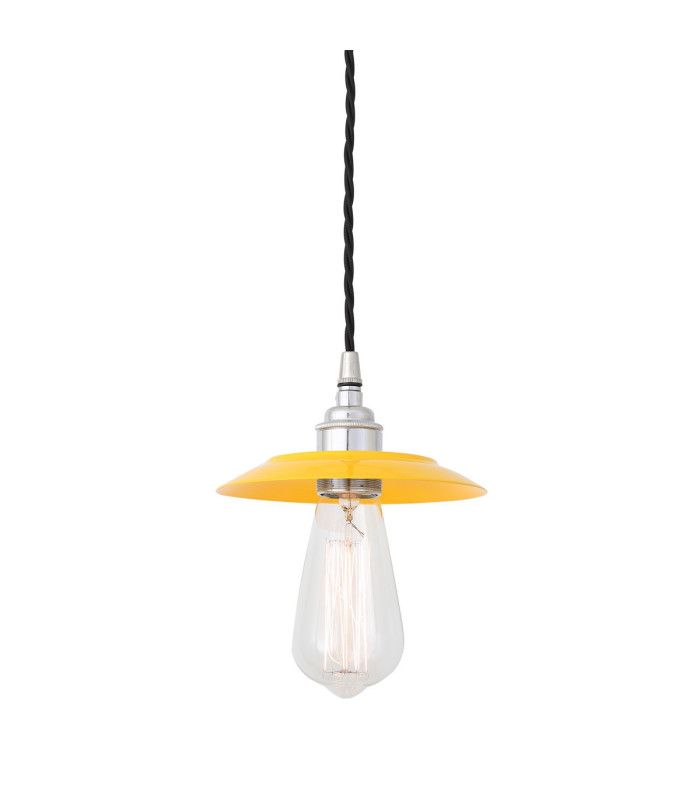 Reznor Pendant Chrome Yellow Shade-1