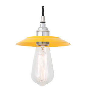 Reznor Pendant Chrome Yellow Shade-2