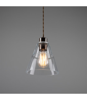 Lyx Dome Pendant Antique Brass-1