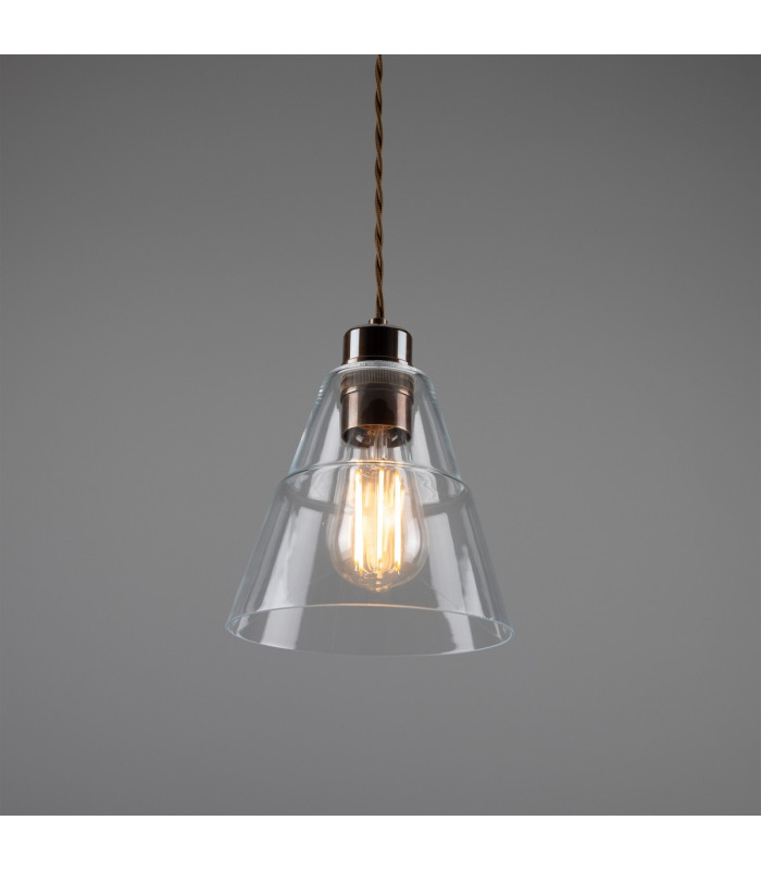 Lyx Dome Pendant Antique Brass-1