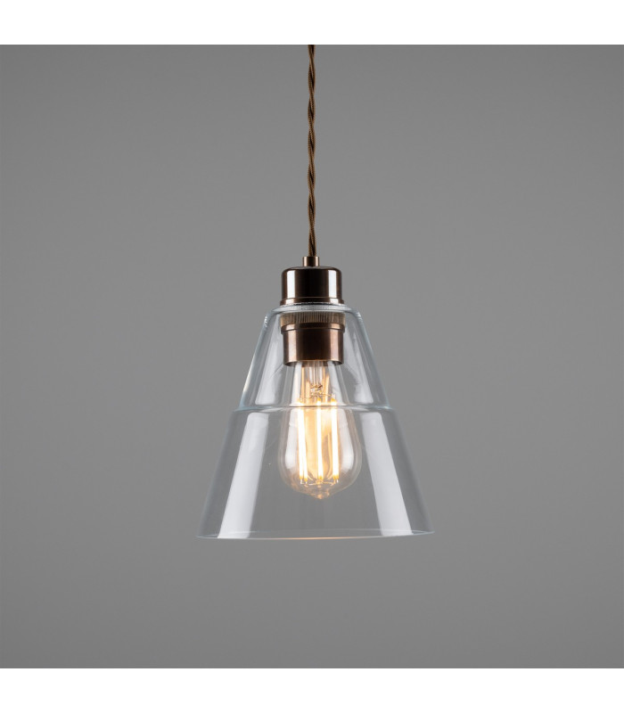 Lyx Dome Pendant Antique Brass-2