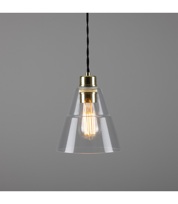Lyx Dome Pendant Polished Brass-1