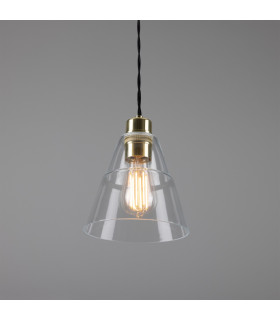 Lyx Dome Pendant Polished Brass-2