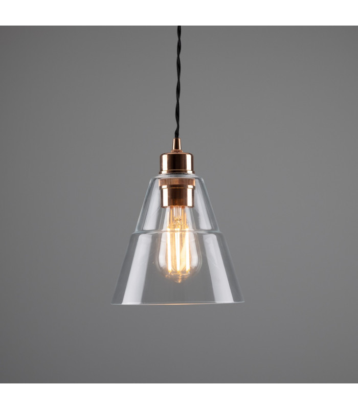 Lyx Dome Pendant Polished Copper-1