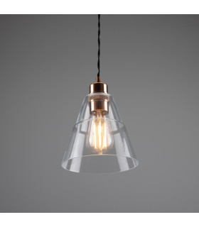 Lyx Dome Pendant Polished Copper-2