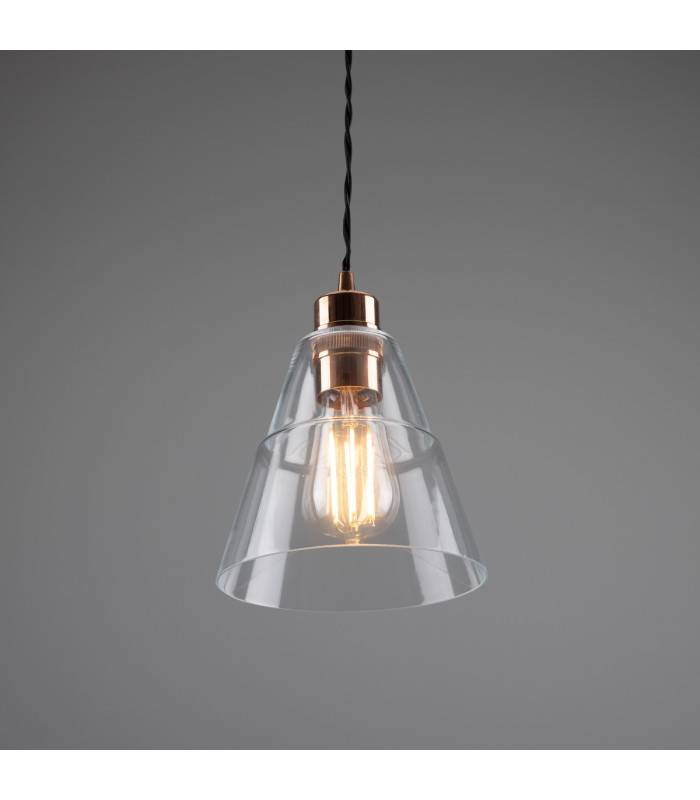 Lyx Dome Pendant Polished Copper-2