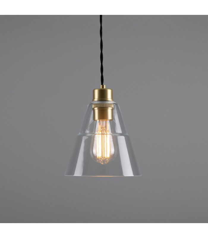 Lyx Dome Pendant Satin Brass-1