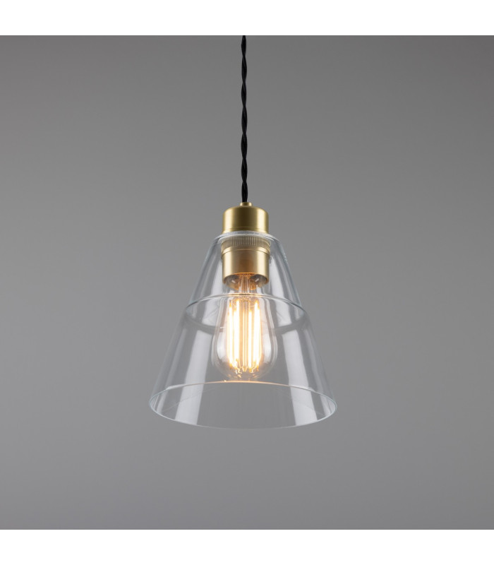 Lyx Dome Pendant Satin Brass-2