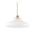 Mono 40cm Railway Dome Pendant Antique Brass-2