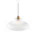 Mono 40cm Railway Dome Pendant Antique Brass-3