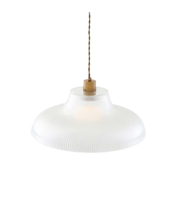 Mono 40cm Railway Dome Pendant Antique Brass-3