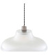 Mono 40cm Railway Dome Pendant Antique Silver-4