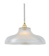 Mono 40cm Railway Dome Pendant Polished Brass