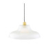 Mono 40cm Railway Dome Pendant Satin Brass-1