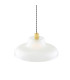 Mono 40cm Railway Dome Pendant Satin Brass-3