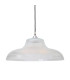 Mono 40cm Railway Dome Pendant Satin Chrome