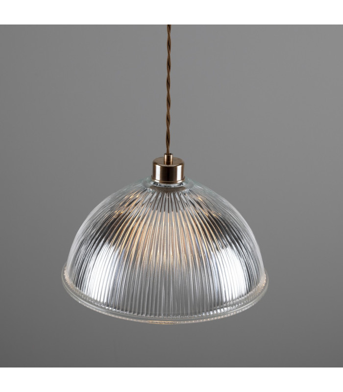 Nova Dome Pendant Antique Brass-3
