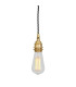 Lome Twisted Pendant Satin Brass