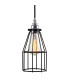Raze Cage Pendant Chrome Black