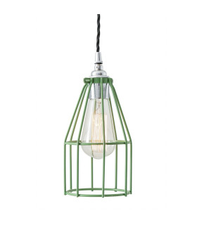 Raze Cage Pendant Chrome Sage Green