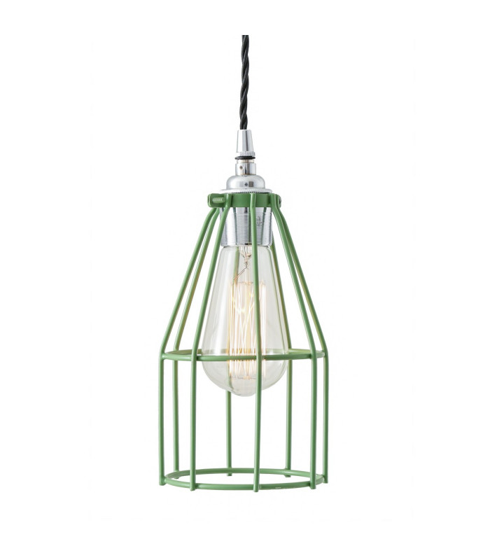 Raze Cage Pendant Chrome Sage Green