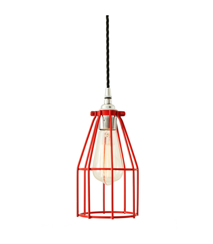 Raze Cage Pendant Chrome Red