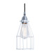 Raze Cage Pendant Chrome White