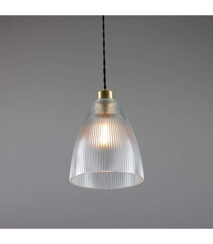 Corvera Dome Pendant Satin Brass-2