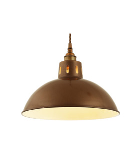 Osson Dome Pendant Bronze Antique Brass