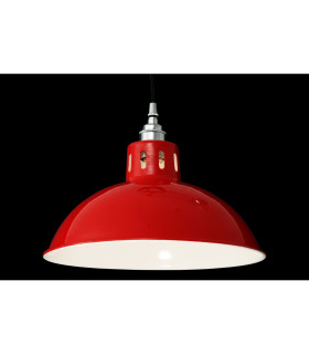 Osson Dome Pendant Red Chrome-2