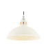 Osson Dome Pendant White Chrome-1