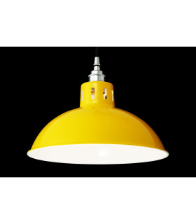 Osson Dome Pendant Yellow Chrome-2