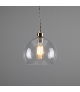 Eden 25cm Dome Pendant Antique Brass-2