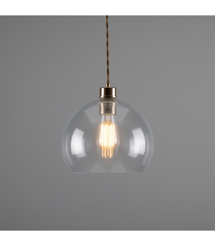 Eden 25cm Dome Pendant Antique Brass-2