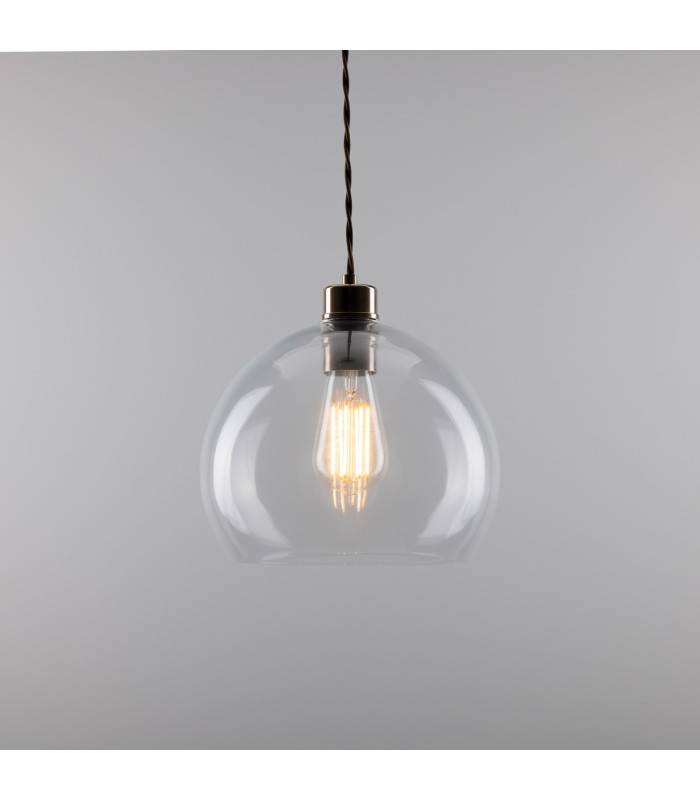 Eden 25cm Dome Pendant Antique Brass-3