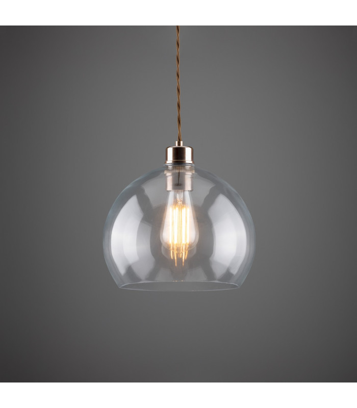 Eden 25cm Dome Pendant Antique Brass-4