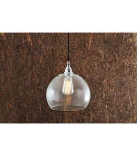 Eden 25cm Dome Pendant Polished Chrome-1