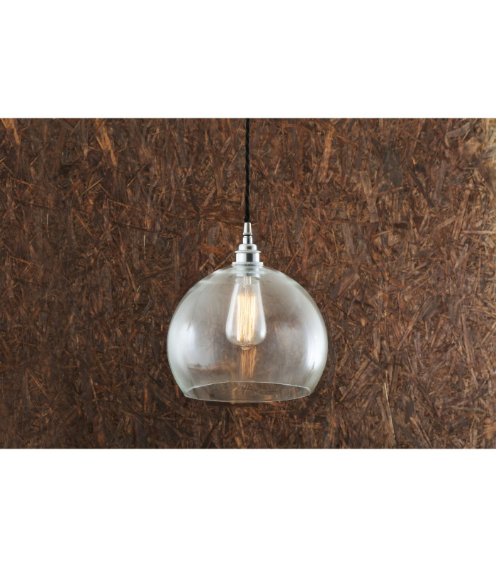 Eden 25cm Dome Pendant Polished Chrome-1