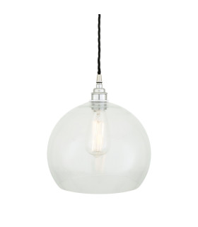 Eden 25cm Dome Pendant Polished Chrome-2