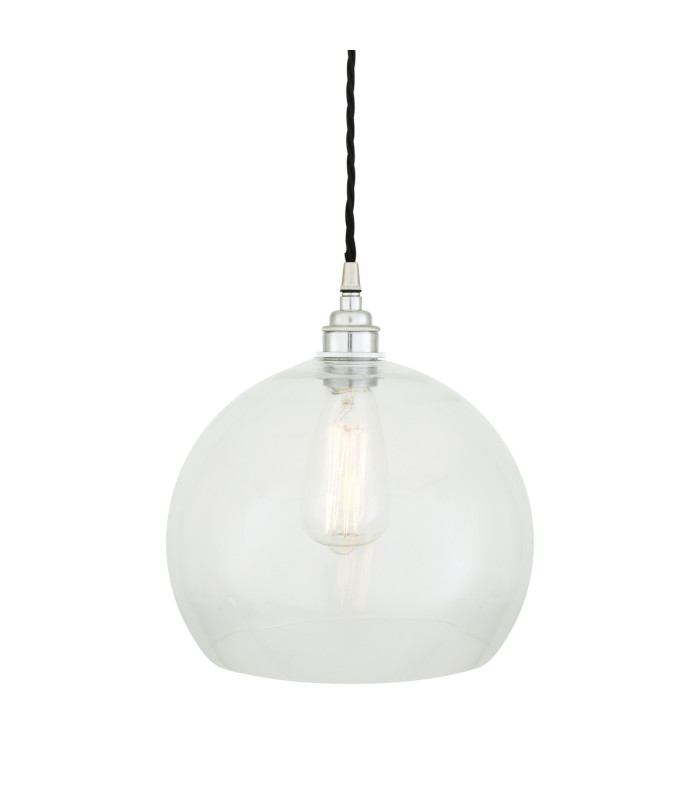 Eden 25cm Dome Pendant Polished Chrome-2
