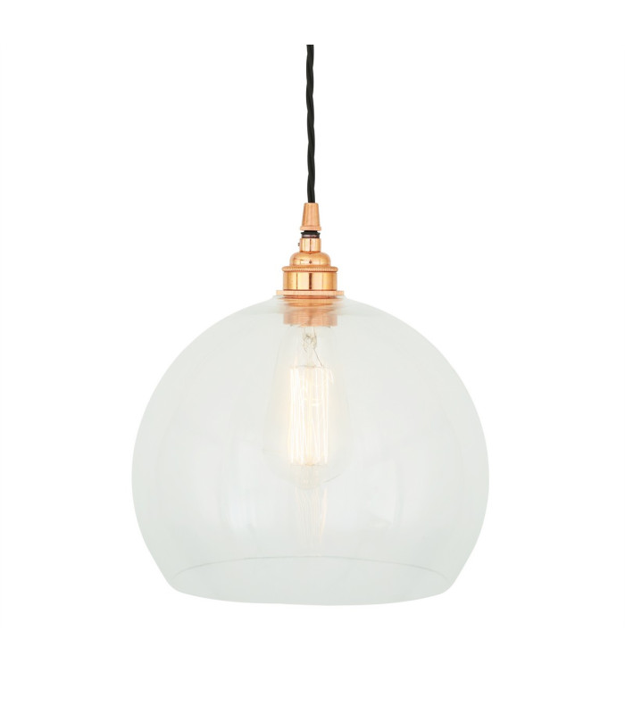 Eden 25cm Dome Pendant Polished Copper-2
