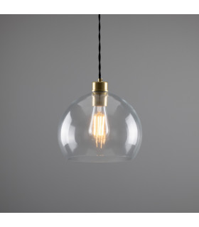 Eden 25cm Dome Pendant Satin Brass-1