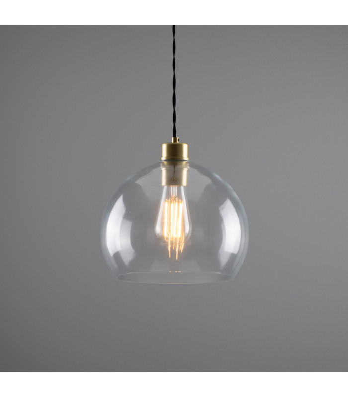 Eden 25cm Dome Pendant Satin Brass-1
