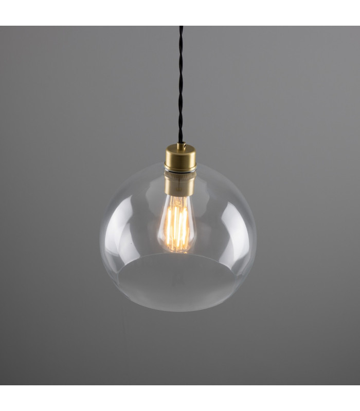 Eden 25cm Dome Pendant Satin Brass-4
